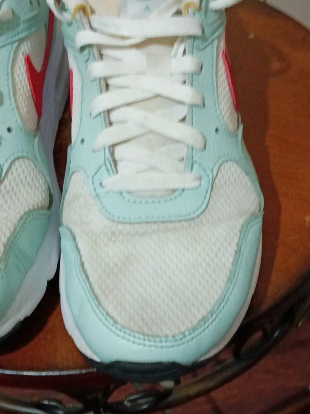 Nike Air Max SC SE Womens Size 9.5 White Blue Athletic Running Shoes Sneakers